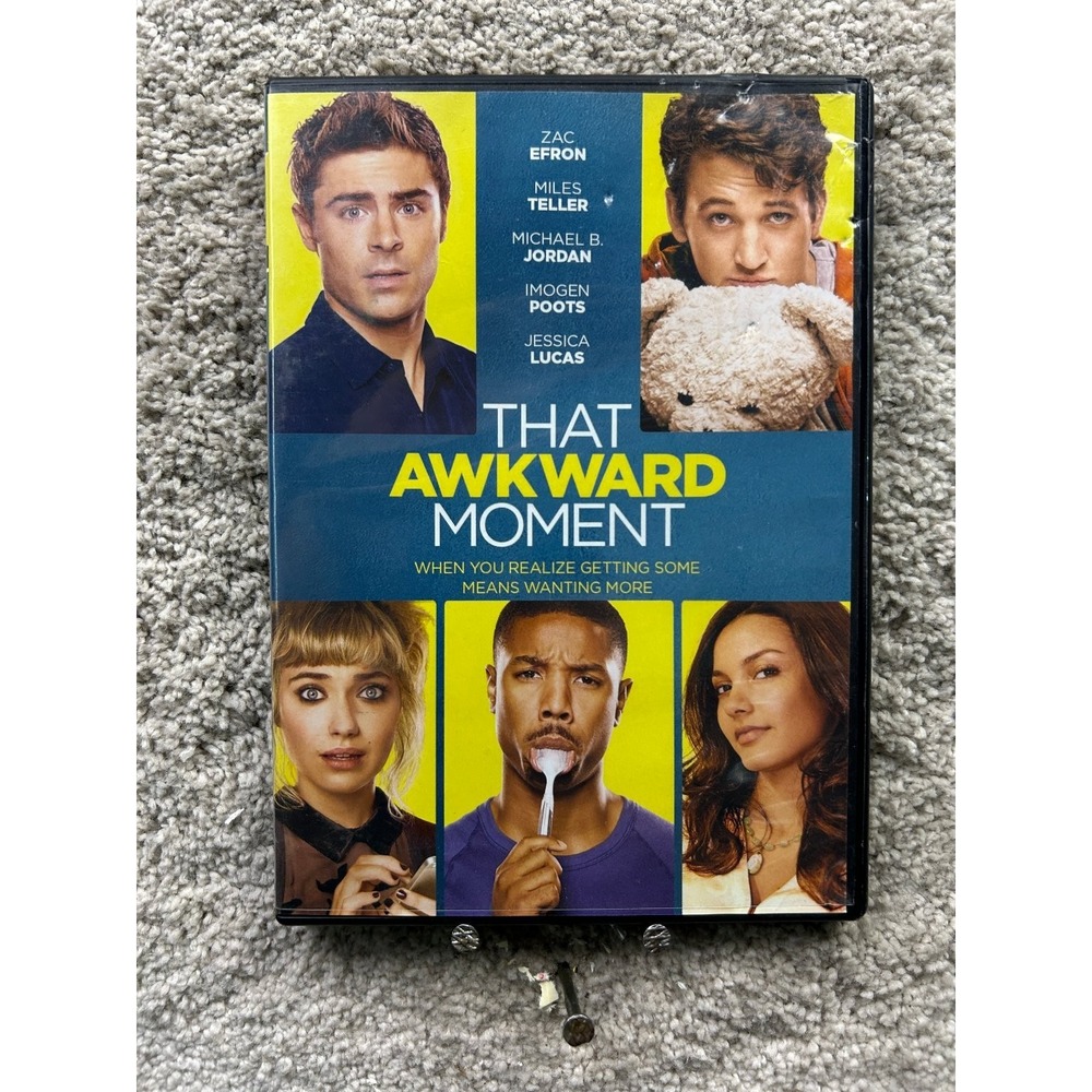 That Awkward Moment DVD 2014 Zac Efron Miles Teller Michael B. Jordan RomCom